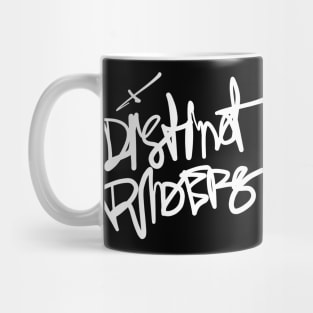 Distinct Riders – Fast Tag - white typo Mug